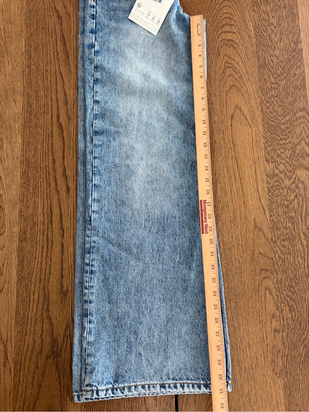 Jeanerica Kyoto Vintage 69 Low Rise Blue Wide Leg Jeans - Picture 11 of 17